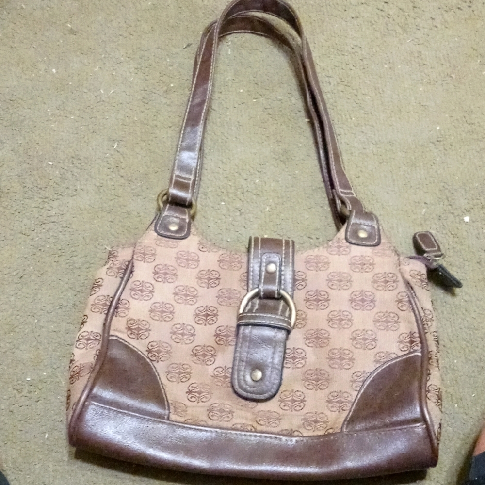 Brown mini purse